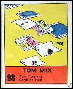 98 Tom Tore The Cards In Half